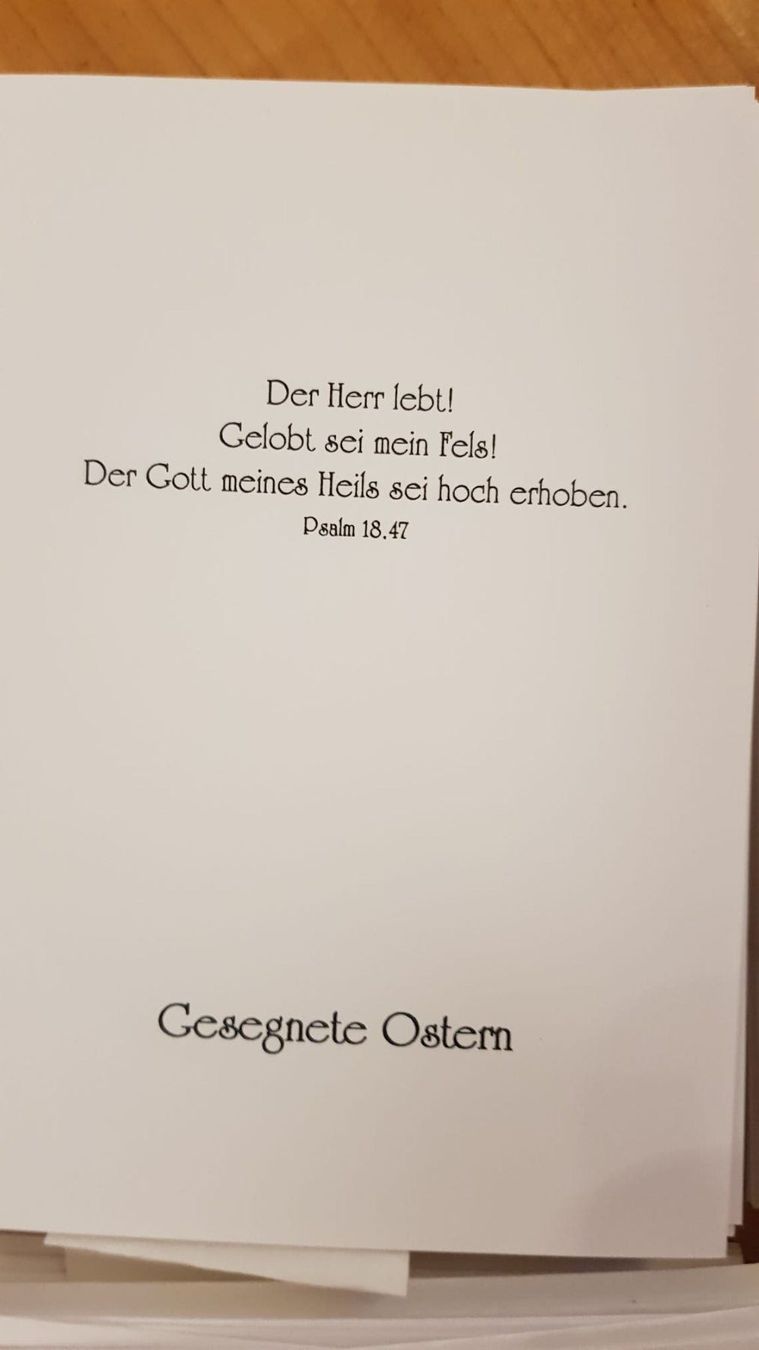 Cartoline: Einlageblätter Ostern Konfirmation GRATIS NEU – Nuovo e nell'imballaggio originale da Spiegel b. Bern venduto da ale_x59l 2