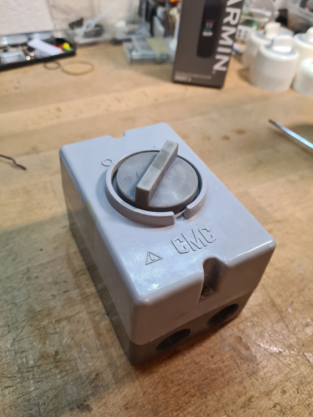 Interruttori: Interruttore termico di sicurezza CMC 380V 0,3 / 0,45A – Usato da Riva San Vitale venduto da ramarro57 1