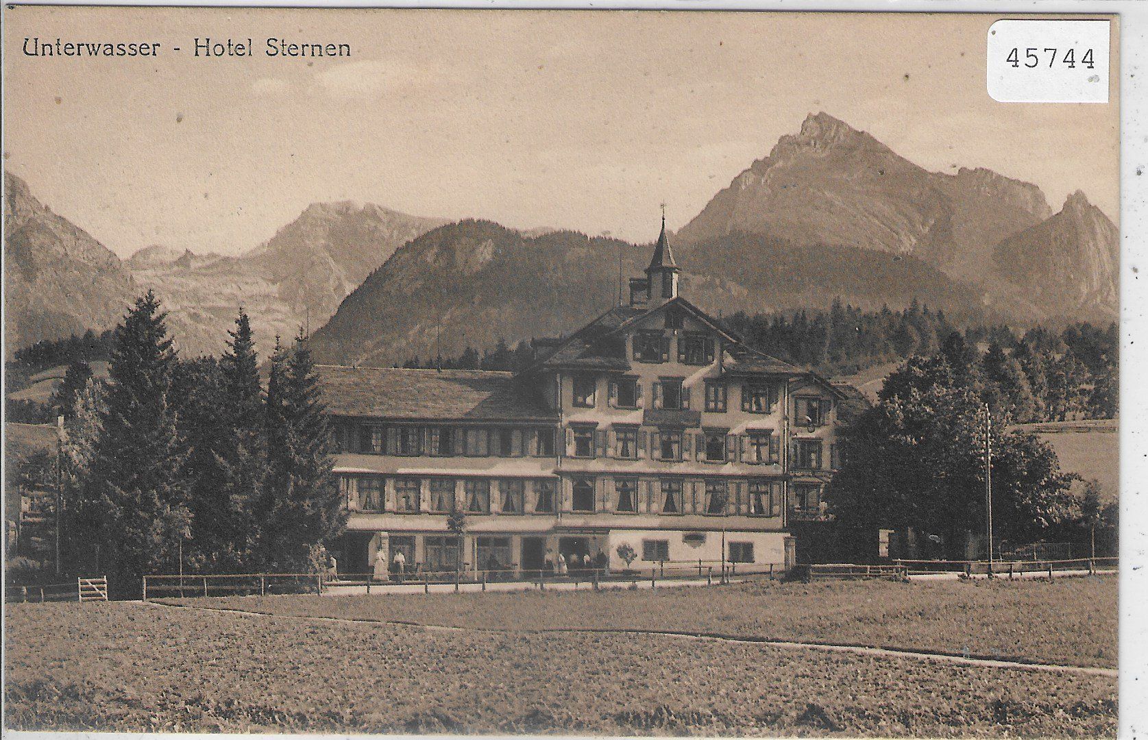 Cartoline postali: Unterwasser - Hotel Sternen – Usato da Ettingen venduto da Kartenplanet