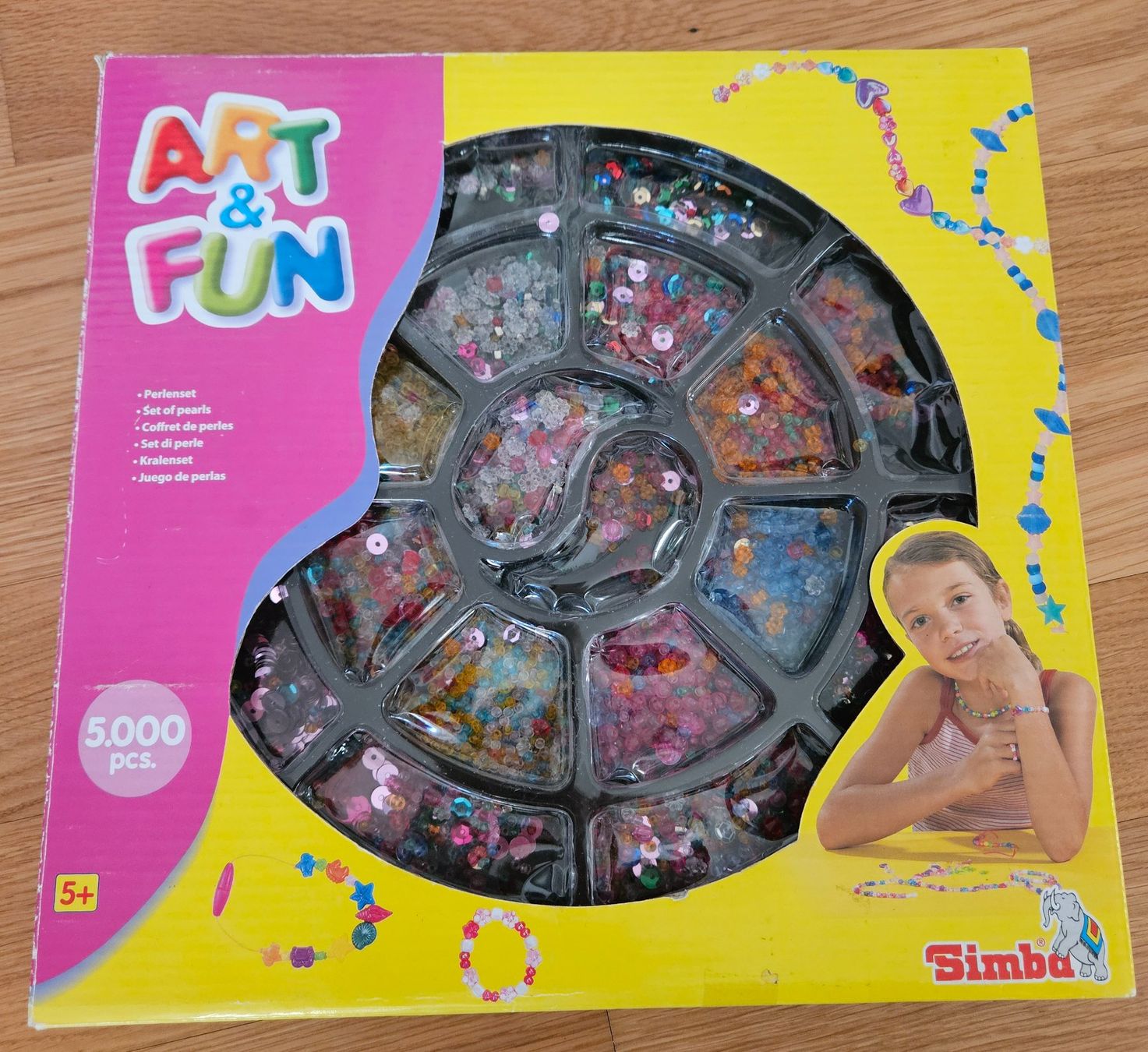 Bastelsets: Art&Fun Perlenset, neuwertig! – Gebraucht aus Bellach von Chiini