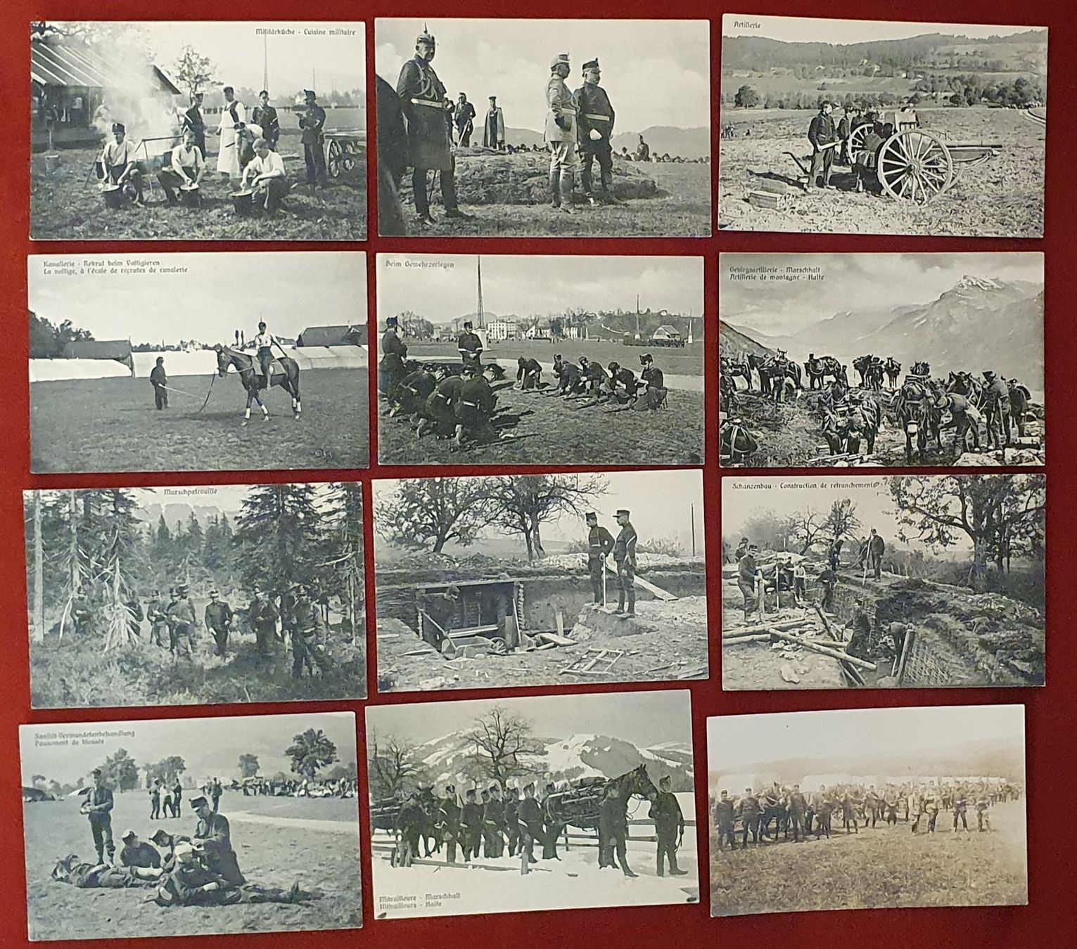 Cartoline postali: Album mit 194 Ansichtskarten Militär – Usato da Kreuzlingen venduto da Rschweiz1 9