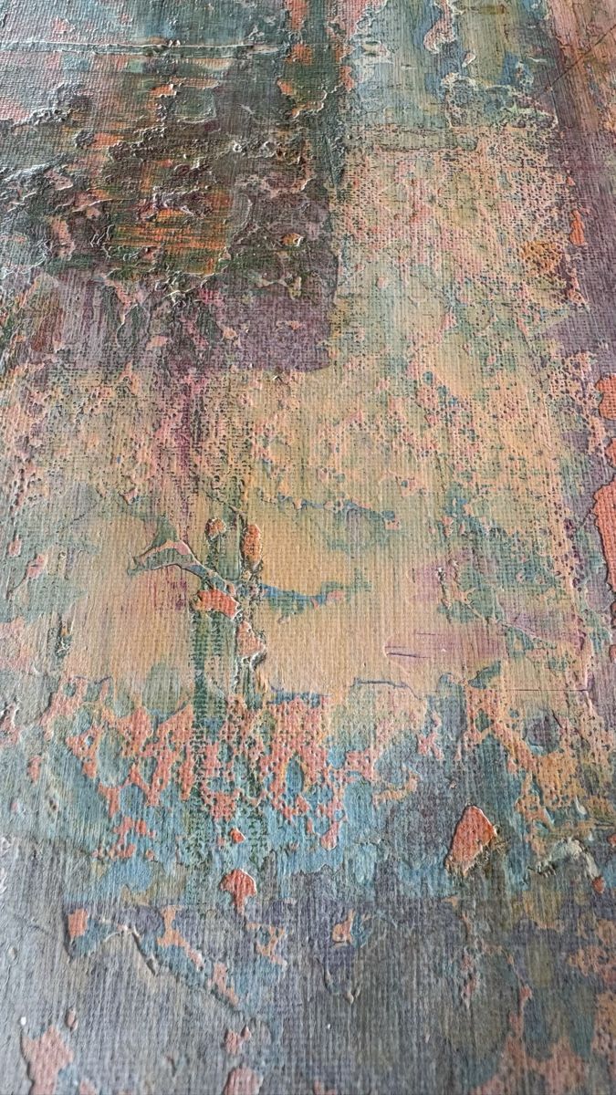 Dipinti: Orginal abstraktes Acrylbild, 60x50 cm, hell/bunt – Nuovo e nell'imballaggio originale da Kirchlindach venduto da GeibKeller 7