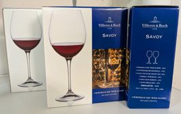 Villeroy & Boch Savoy Bordeauxgläser 8er Set neu