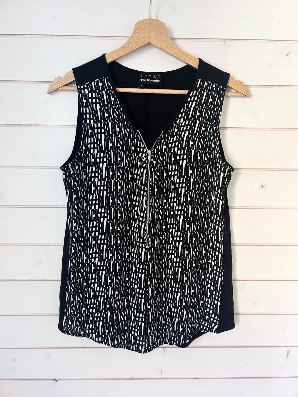 Tops: The Kooples Sport Seidentop - Gr. S – Gebraucht aus Illnau von Monkky 1