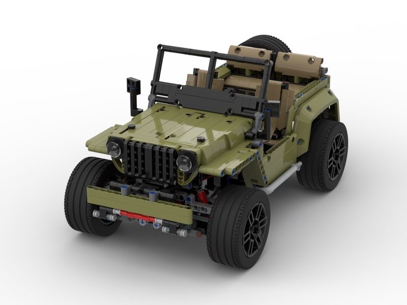 Lego Kit di costruzioni: Lego technik jeep willys moc – Usato da Airolo venduto da Bagaion99 2