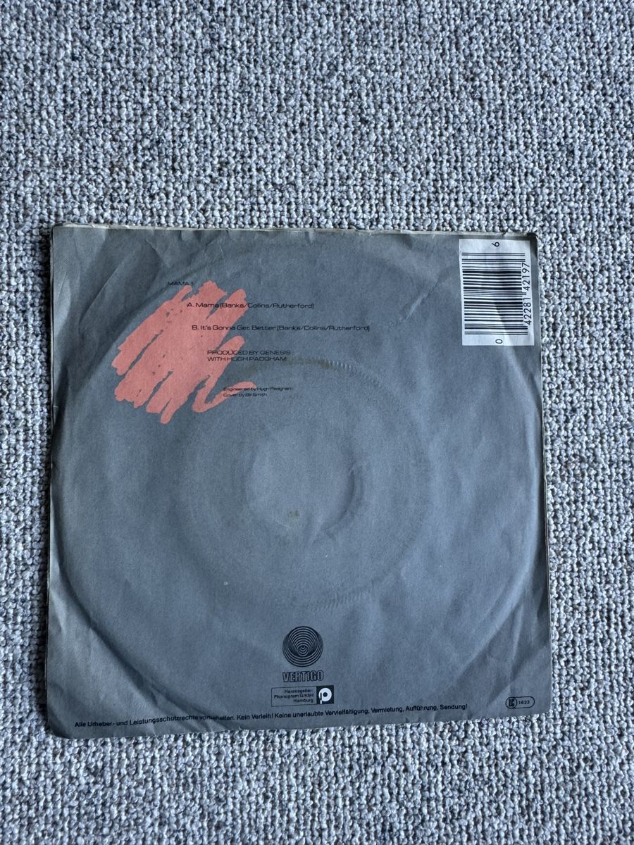 Dischi in vinile: Genesis - Mama - 7" Single - 80s – Usato da Rorbas venduto da BlackstarRecords