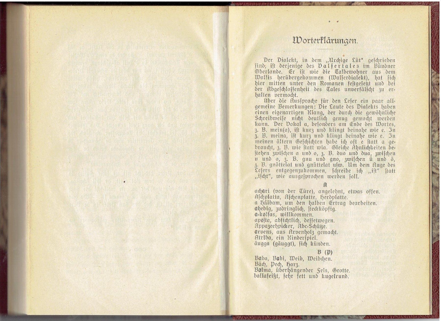 Livres: Urchigi Lüt J.Jörger 1918 – D'occasion à Flims - Dorf par Stagediver 2
