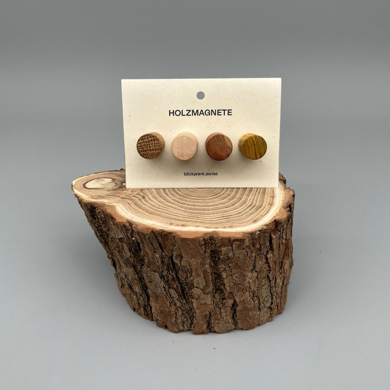 Magnete: Holzmagnete 4er-Set – Neu und originalverpackt aus Oberuzwil von Blickwerk 3