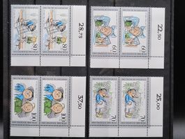 BRD 1990 Max & Moritz 2er Block **