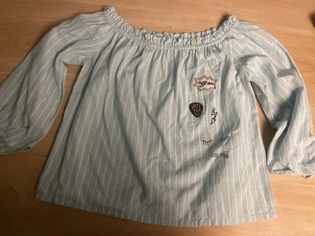 Sommer Tunika Bluse gestreift, Gr. 164, Blue Seven ☀️Neu
