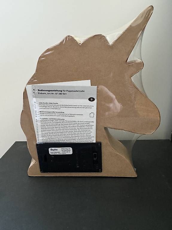 Lampade: Einhorn Pappmaché Lampe – Usato da Embrach venduto da Debby_1986 1