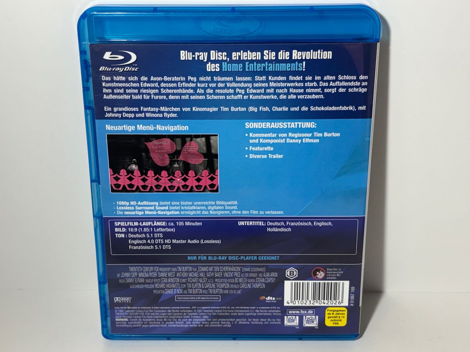Tous les DVDs: Edward mit den Scherenhänden Blu Ray – D'occasion à Wilderswil par Mr.Fury 1