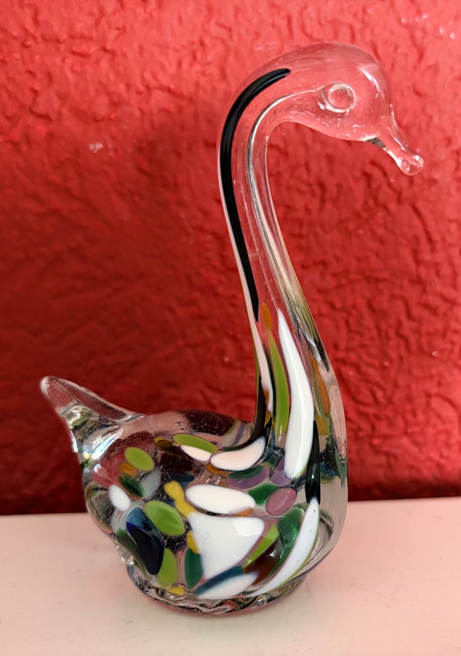 Murano Figuren: 2 Glasfiguren-Murano Schwan & Vogel – Gebraucht aus Zäziwil von Emlea 8