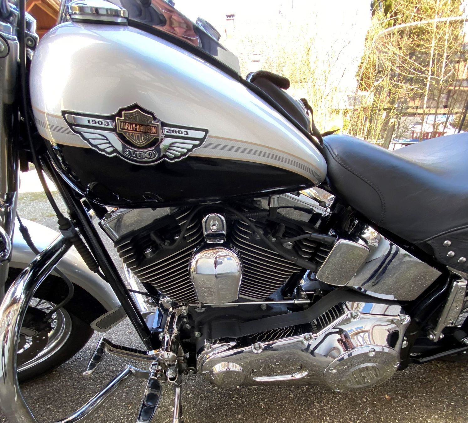 Harley-Davidson Chopper: Harley-Davidson Jubiläums-Modell 2003 Heritage Softail – Usato da Reutlingen venduto da griggi90 6