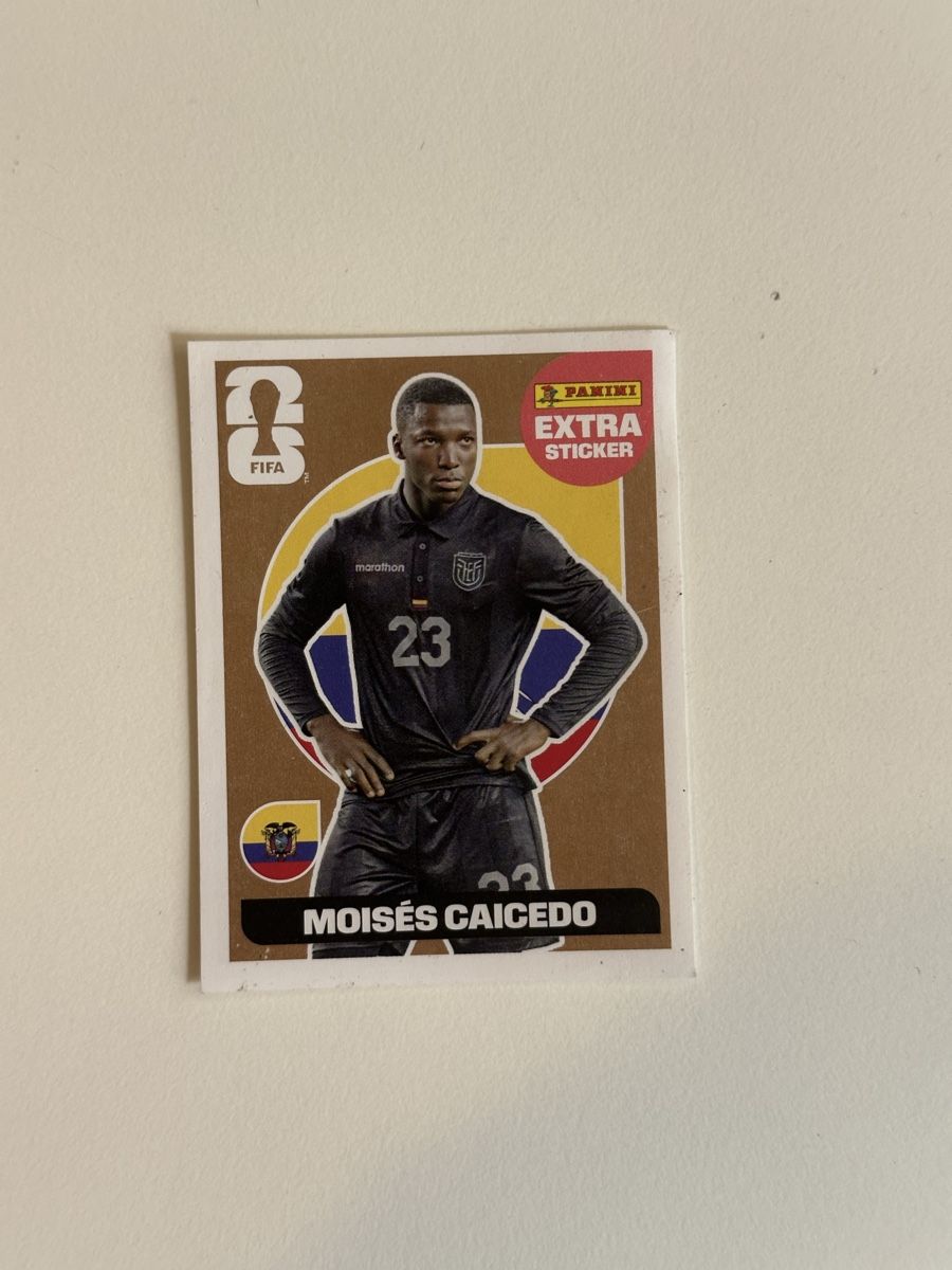 Panini Carte collezionabili: Panini Extra Sticker Bronze von MOISÉS CAICEDO – Nuovo (secondo la descrizione) da Basel venduto da olgarachel