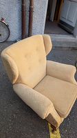 Gebrauchter, charmanter Vintage-Sessel (cat favorite)