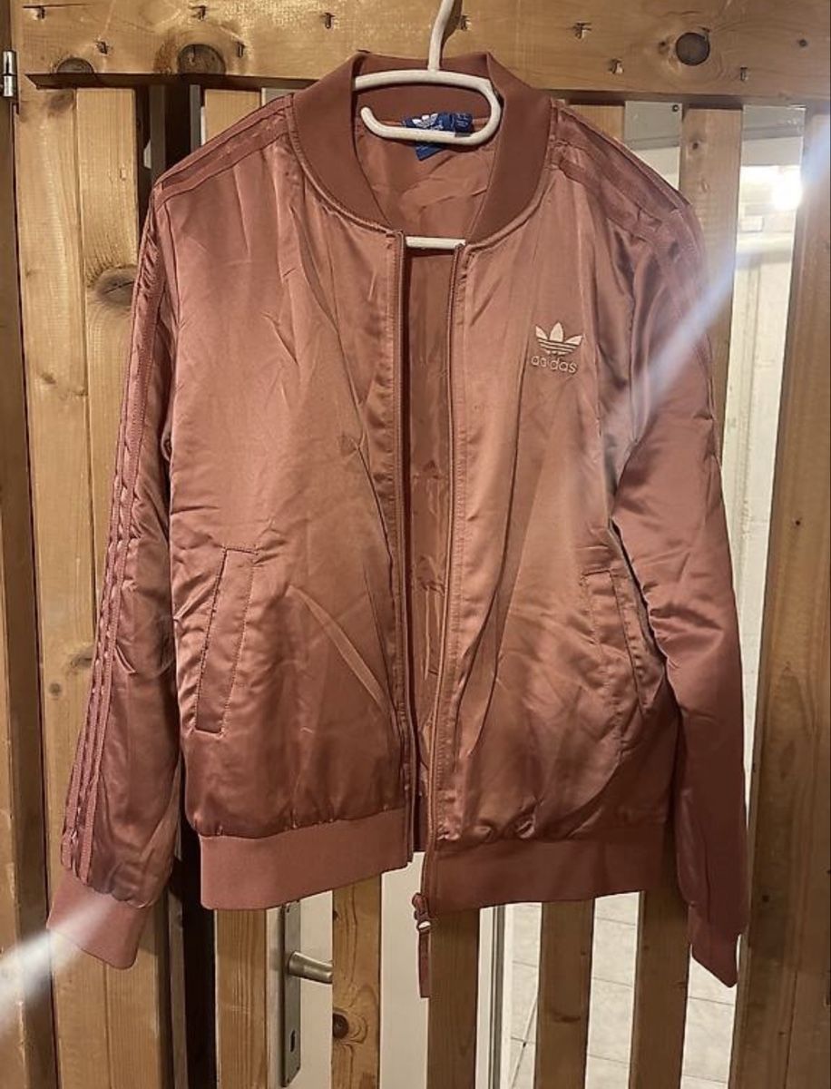 Adidas Giacche: Adidas Jacke, Satin-Look, Gr S – Nuovo (secondo la descrizione) da Horgen venduto da Ed0 1