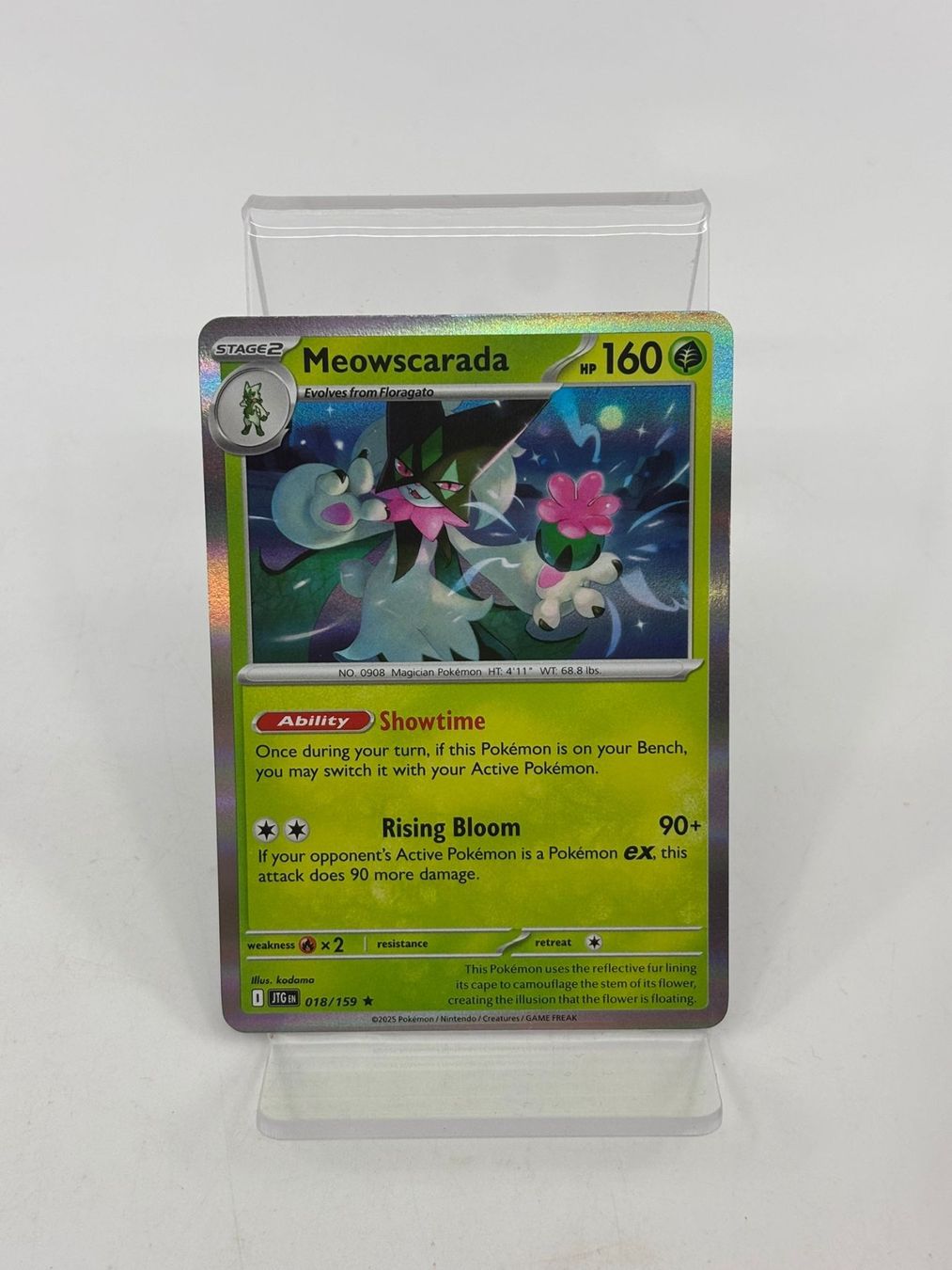 Pokémon Sammelbilder & Trading cards: Pokemon Meowscarada 018/159 – Gebraucht aus Herisau von Pokemon2026