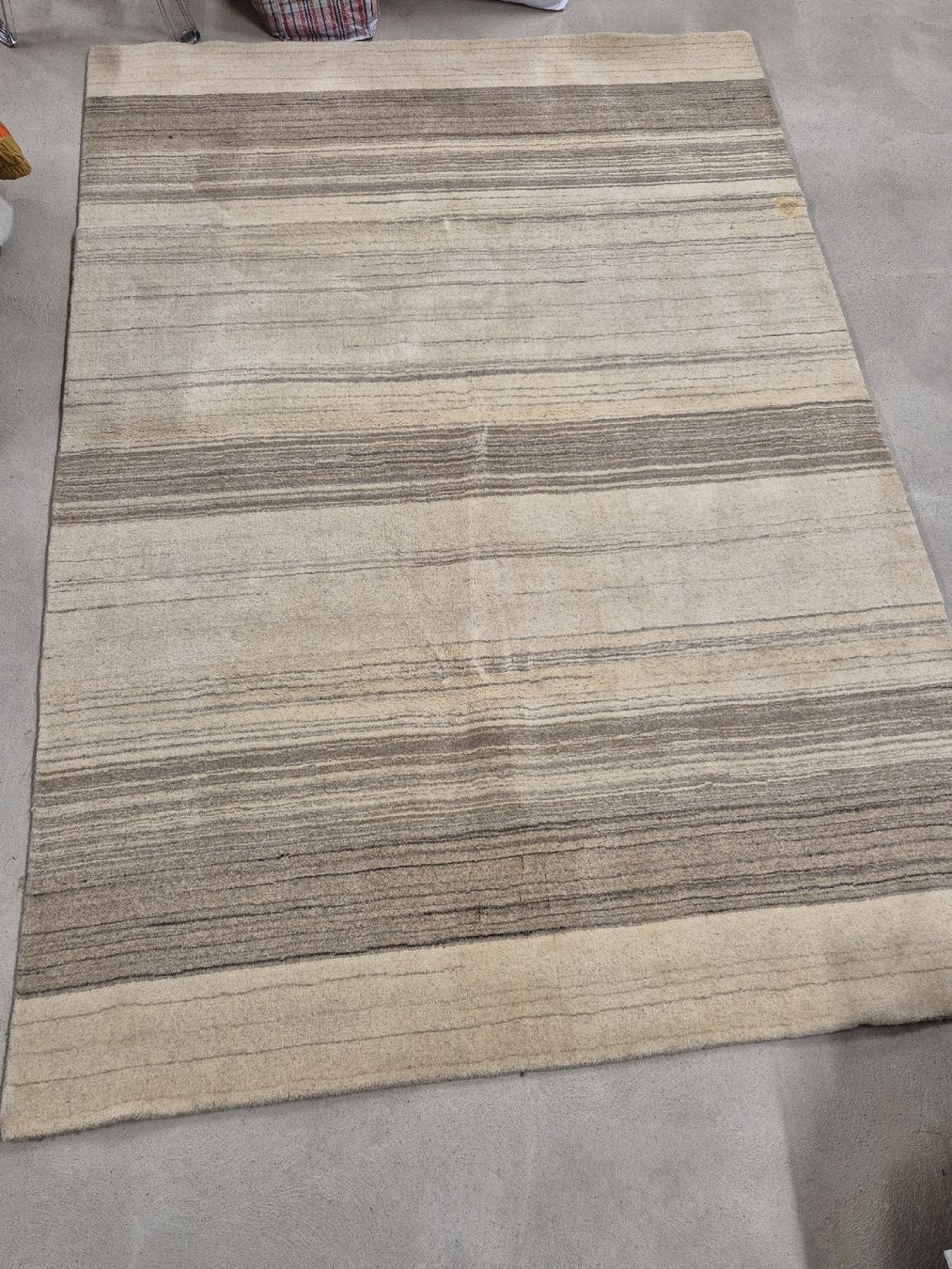 Teppiche: Teppich ESPOSA EDITION ALKATIF MODERN hellbraun gestreift – Gebraucht aus Pfaffnau von furush6