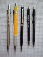 5 Druckbleistifte Pentel Penac M&G Set.