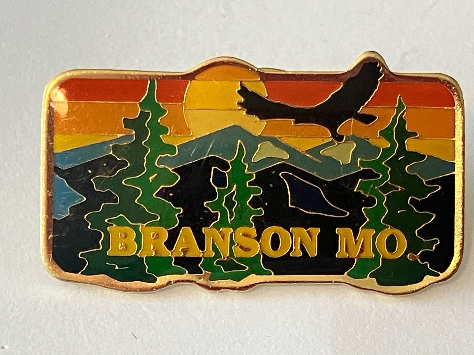 Placchette & Badge: 1 Pin Branson MO – Usato da Basel venduto da djwwpp