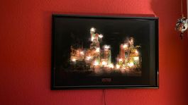 Las Vegas beleuchtetes Bild, elektriviziert 220 V