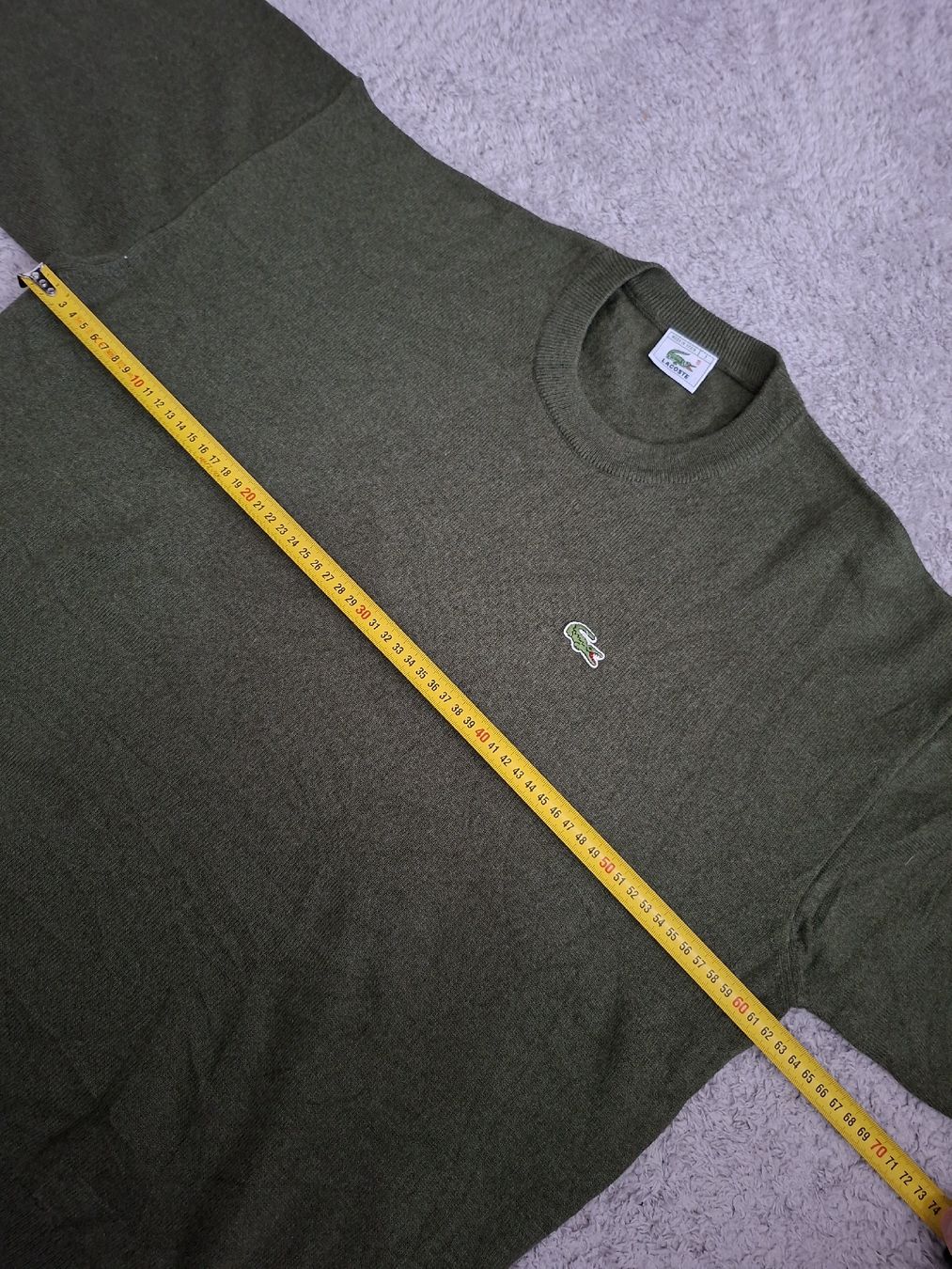 Lacoste Maglioni & Felpe: Pull-over Lacoste vert olive, taille M, laine mélangée – Usato da Renens VD venduto da ser_j2fn 1