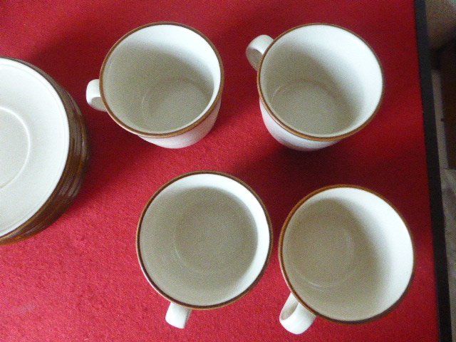Tassen: Rössler 4 Kaffee/Milch Tassen mit Untertellerli – Gebraucht aus Hitzkirch von kleinerbaer01 1