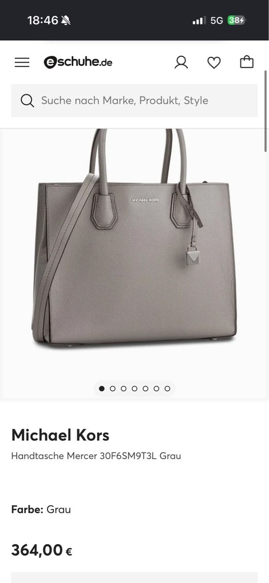 Michael Kors Taschen für Damen: Michael Kors Tasche Mercer Grau – Neu (gemäss Beschreibung) aus Winterthur von kla_qn8d 6