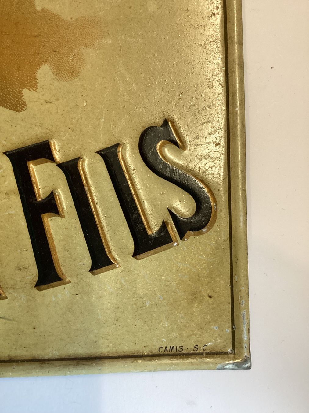 Schilder: Antikes Blechschild Tessier Fils – Gebraucht aus Eglisau von mar_5rn2 4