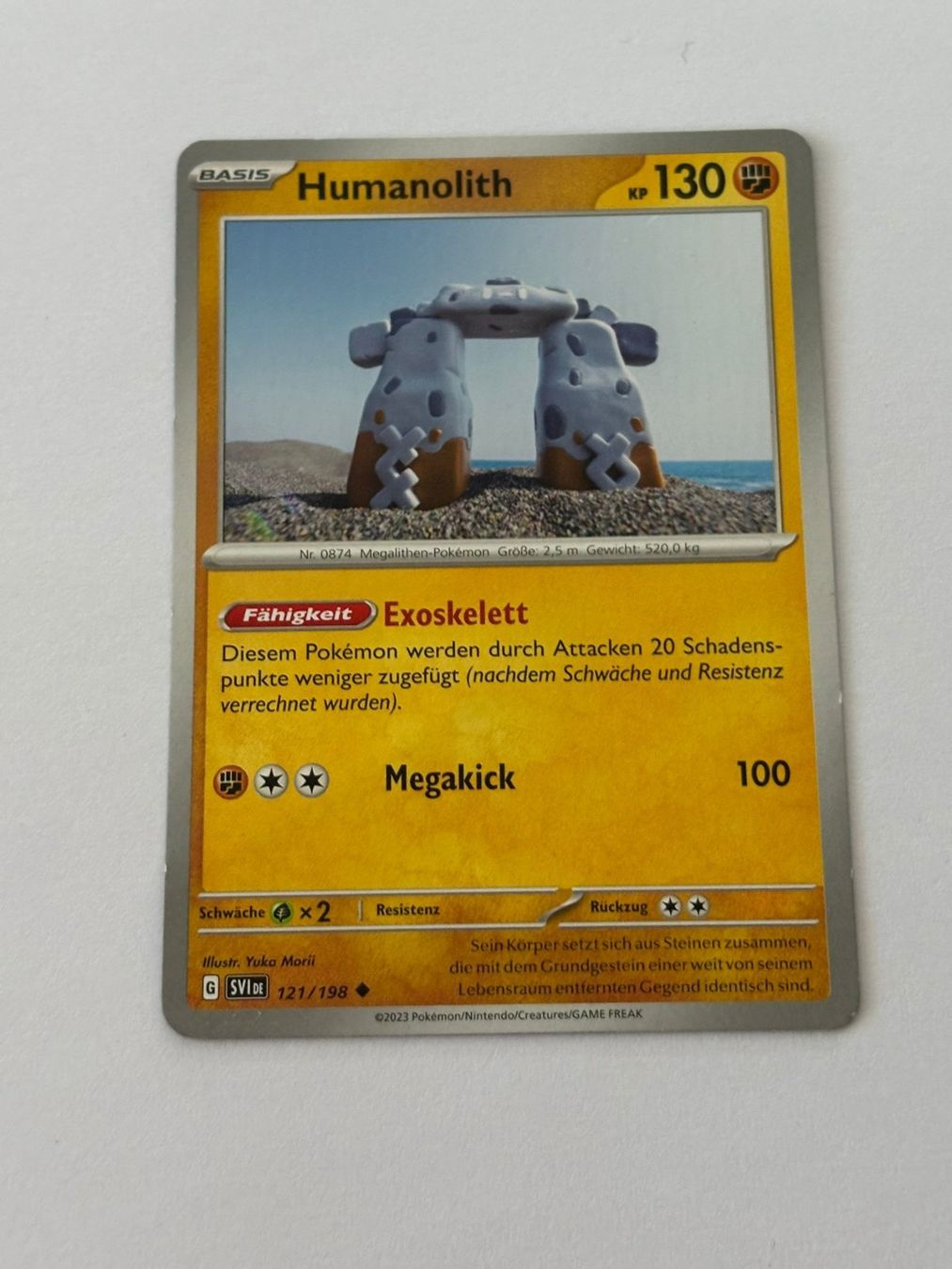 Pokémon Carte collezionabili: Humanolith 121/198 – Usato da Herisau venduto da Seyashop_2