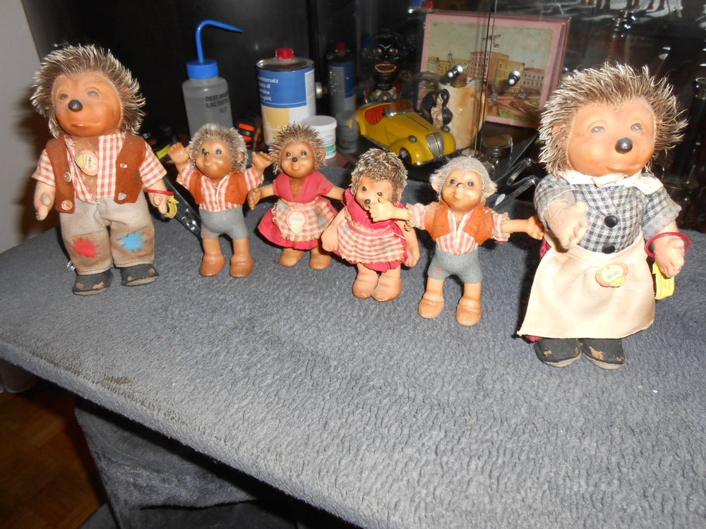 Steiff Original Mecki Familie ca.1958, 6 Figuren (Gebraucht) in Riehen ...