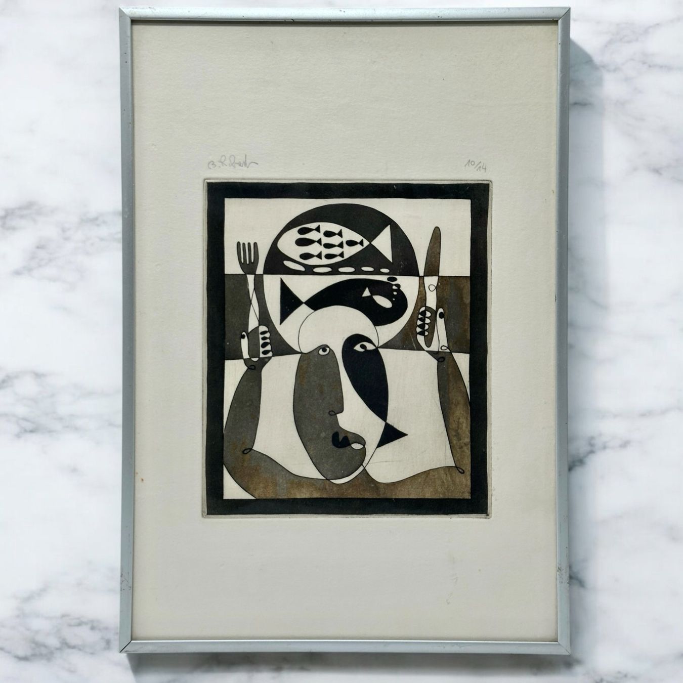 Stiche: ROBERT BONFIL - Gravure originale, numérotée 10/14 – Gebraucht aus Morges von 1tiquaire