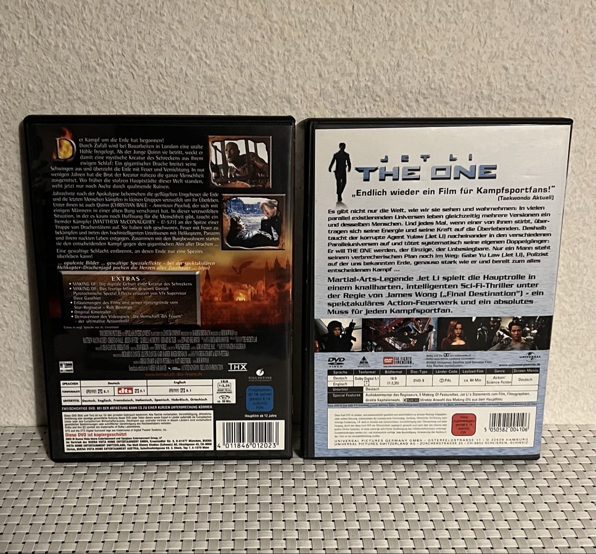 Tutti i DVDs: Die Herrschaft der Feuers + The One 🤝 – Usato da Flawil venduto da NiceT 1