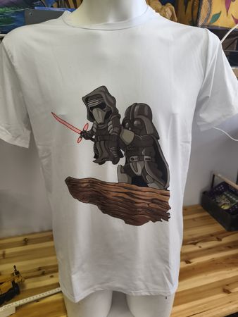 T-Shirt Weiss Star Wars Grösse L neu mit Etikett(A50)