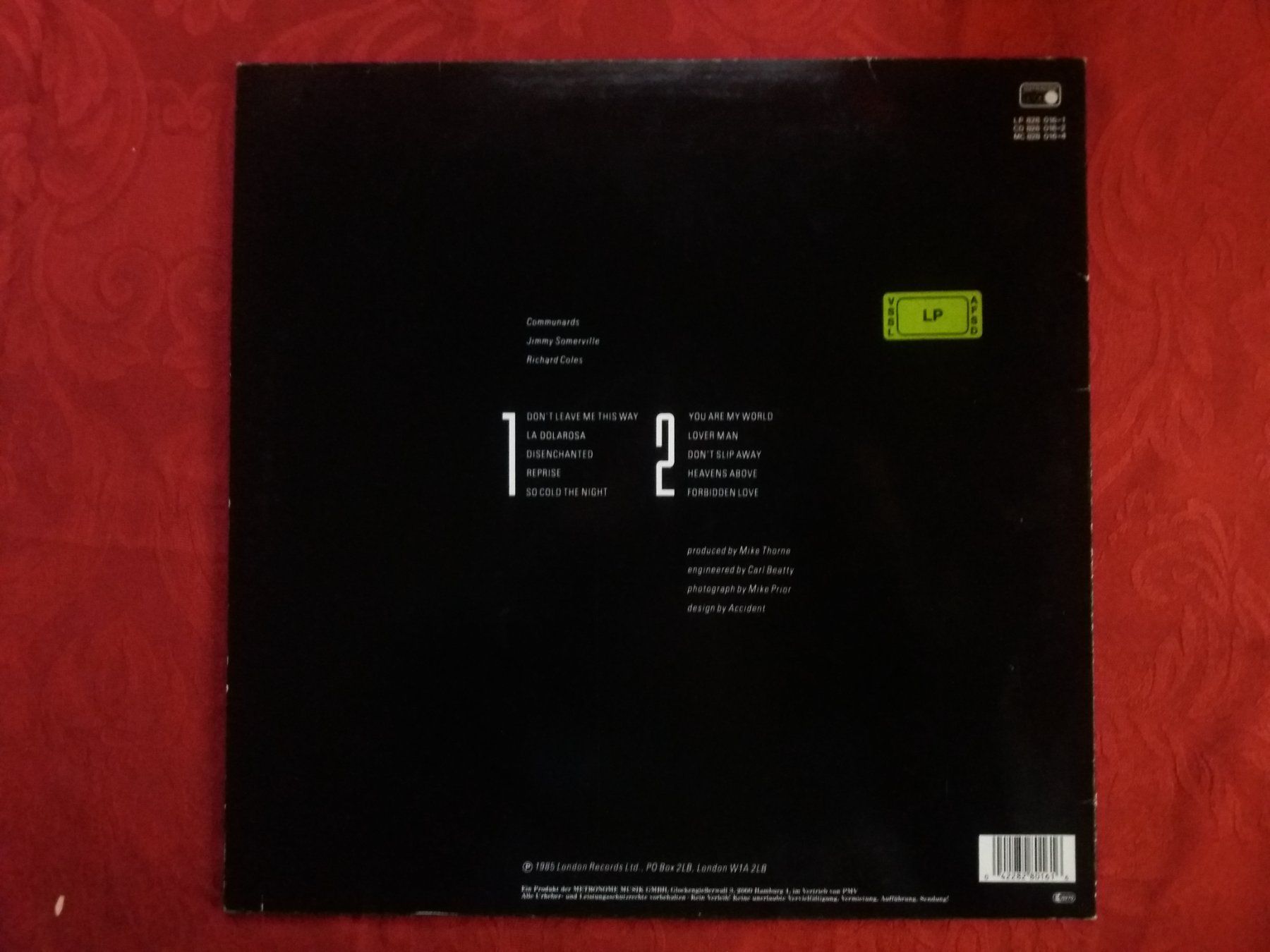 Dischi in vinile: LP (Communards) – Usato da Meyrin venduto da toutatis 1