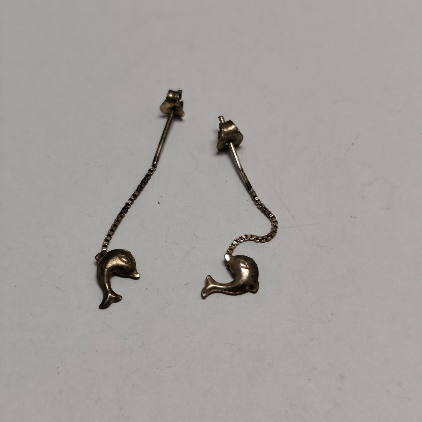 Orecchini pendenti & Orecchini a lobo: Vintage Silver silber Stud Earrings Boucles d'Oreilles #A3 – Usato da Châtelaine venduto da Tropic.Watch2