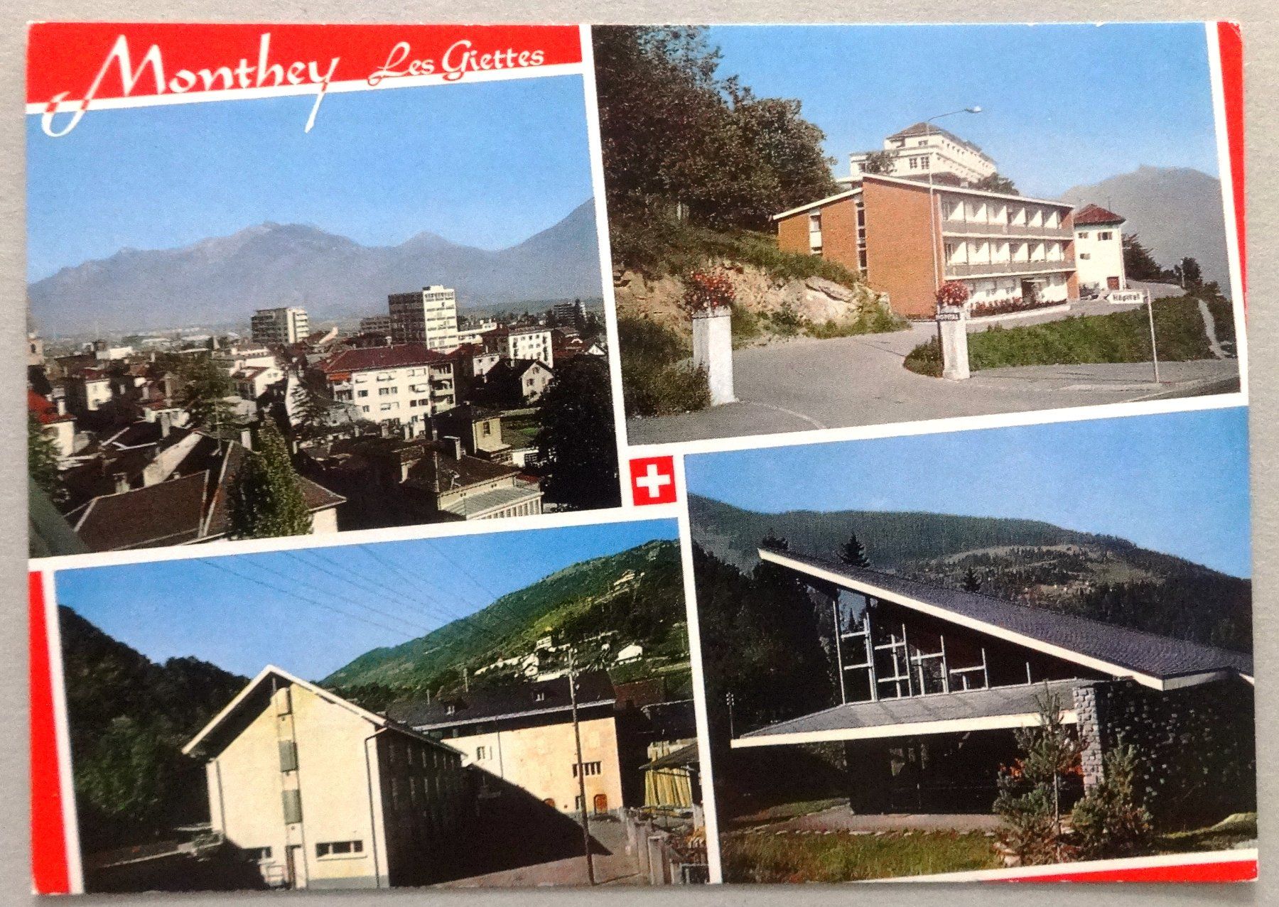 Cartoline postali: Monthey, les Giettes – Usato da Fétigny venduto da Billy2miny