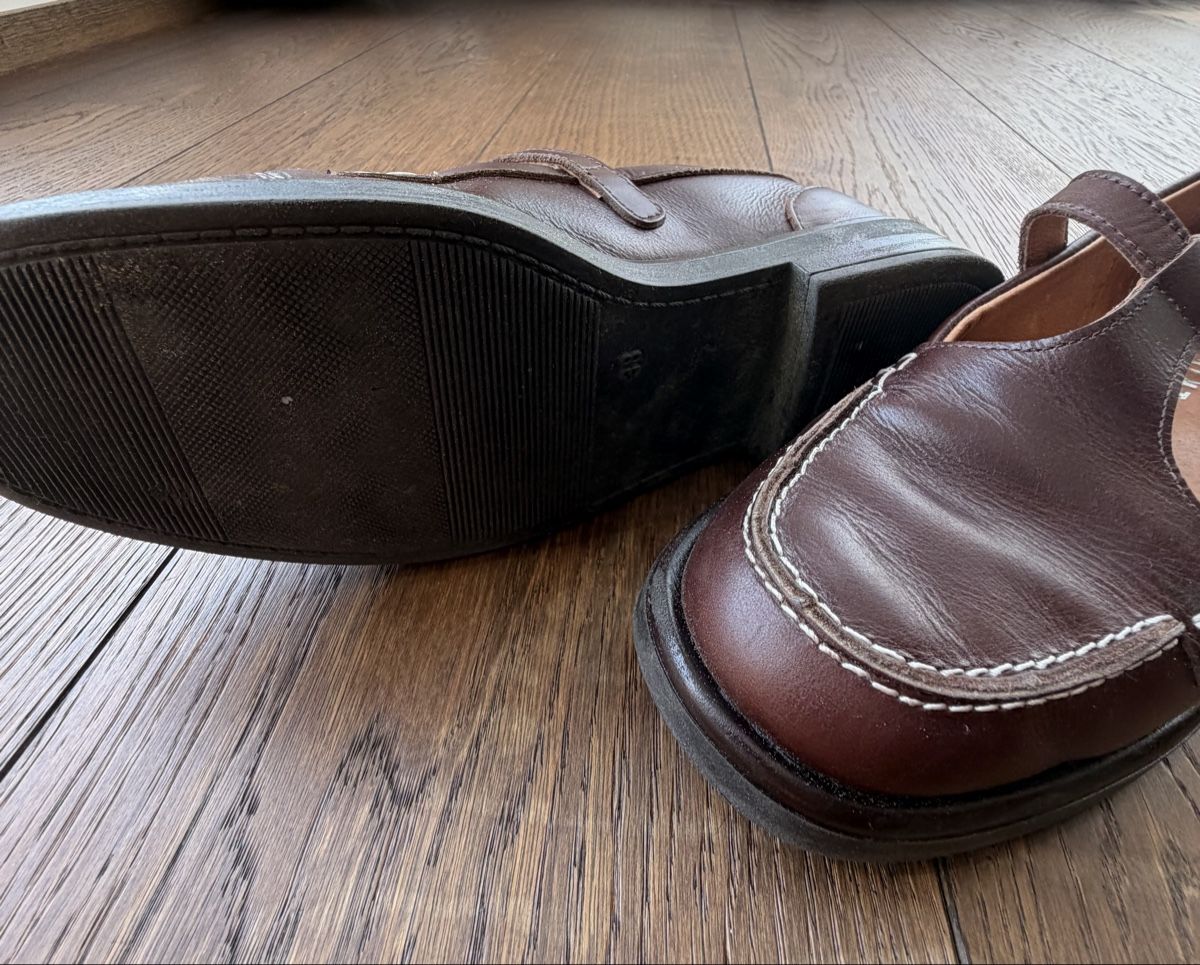Scarpe da donna: Braune Halbschuhe von PAVEMENT Gr. 38 – Usato da Appenzell venduto da ErMaBaGm 2