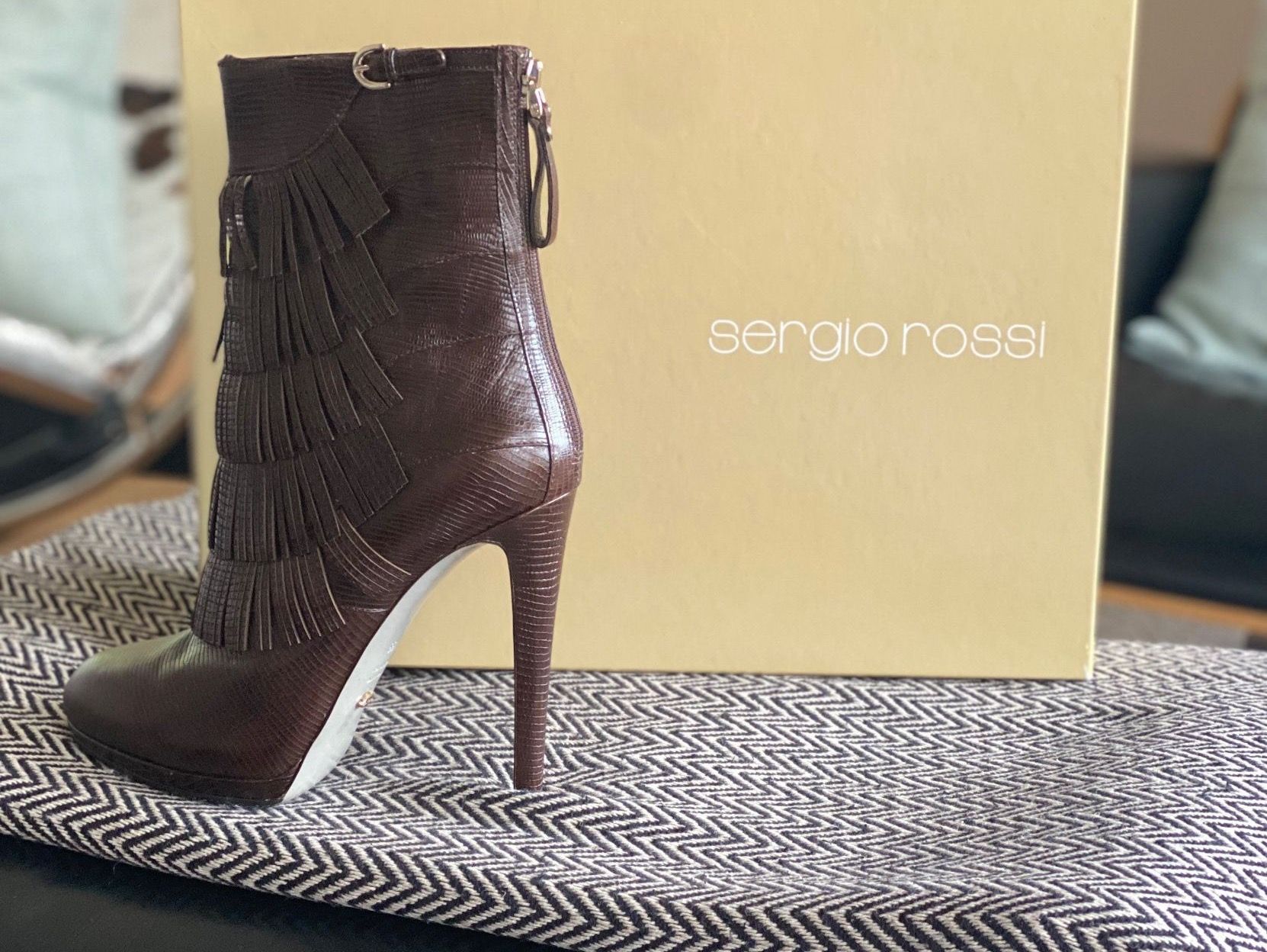 Sergio Rossi Scarpe da donna: Sergio Rossi Stiefelette – Nuovo (secondo la descrizione) da Uster venduto da Charis5