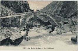 UR 24 Alt Gotthardbrücke Schöllenen 1911 nach England