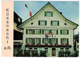 Küssnacht a.R., Speiserestaurant Hotel Rössli, Werbekarte