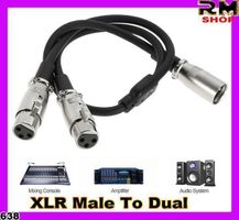 XLR Stecker auf Dual XLR Female