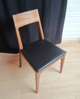 Lot de 4 chaises MICASA Livio noyer
