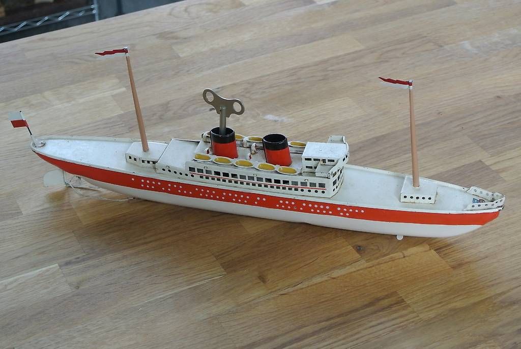 Arnold Giocattoli: Blechschiff, Dampfer, Arnold, Blechspielzeug – Usato da Worben venduto da Retog777 1