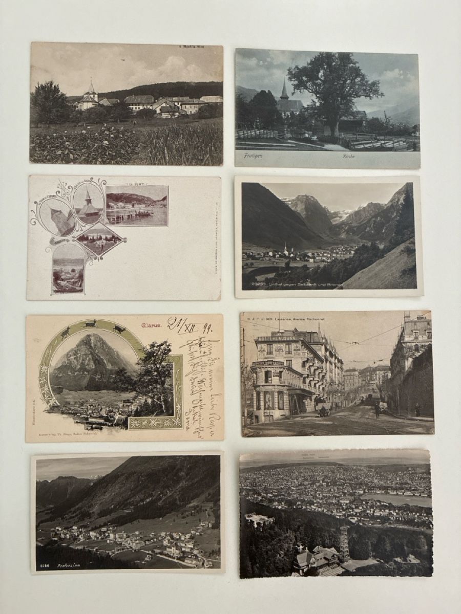 Ansichtskarten: 15 Ansichtskarten Schweiz Überraschungs Paket 3 – Gebraucht aus Oftringen von Cla.vD.74 2