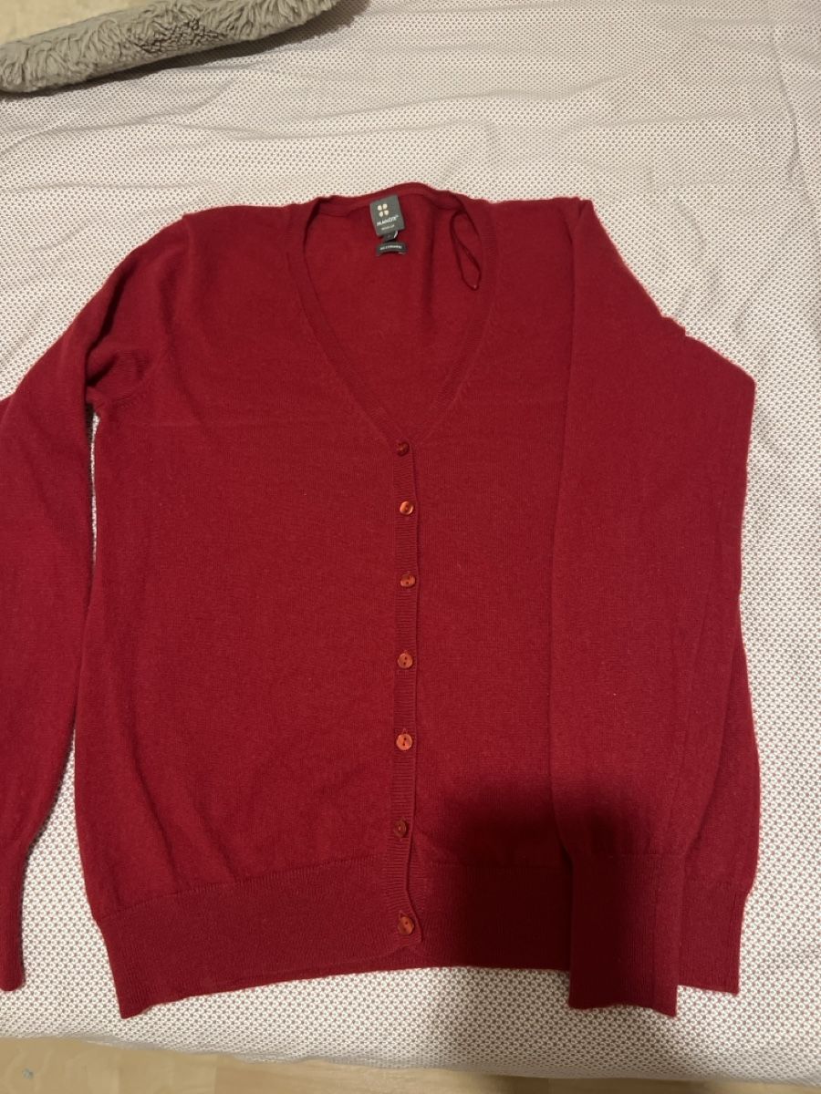 Manor Giacche: Manor Cashmere Strickjacke, Rot, Grösse L – Usato da Olten venduto da AtelierSecondhand23