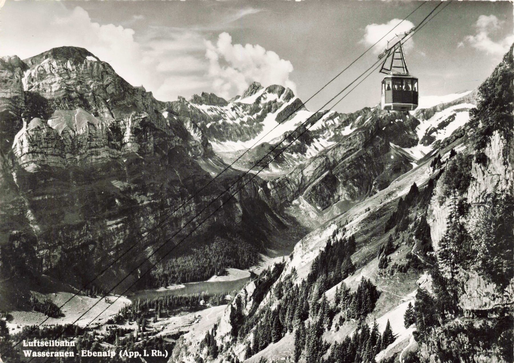Cartoline postali: Lufteilbahn Wasserauen ebenalp G – Usato da Biasca venduto da Blenio71