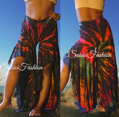 Sommer Batik Handmade Hippie Party Festival Schlaghose XS-L