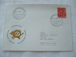 23.6.65 Sonderdatumstempel ET 1000 Jahre Pfäffikon (SZ)